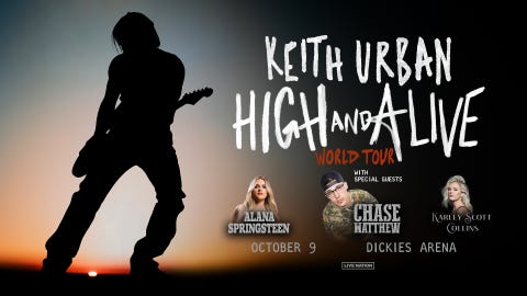 Keith Urban @ Dickies Arena