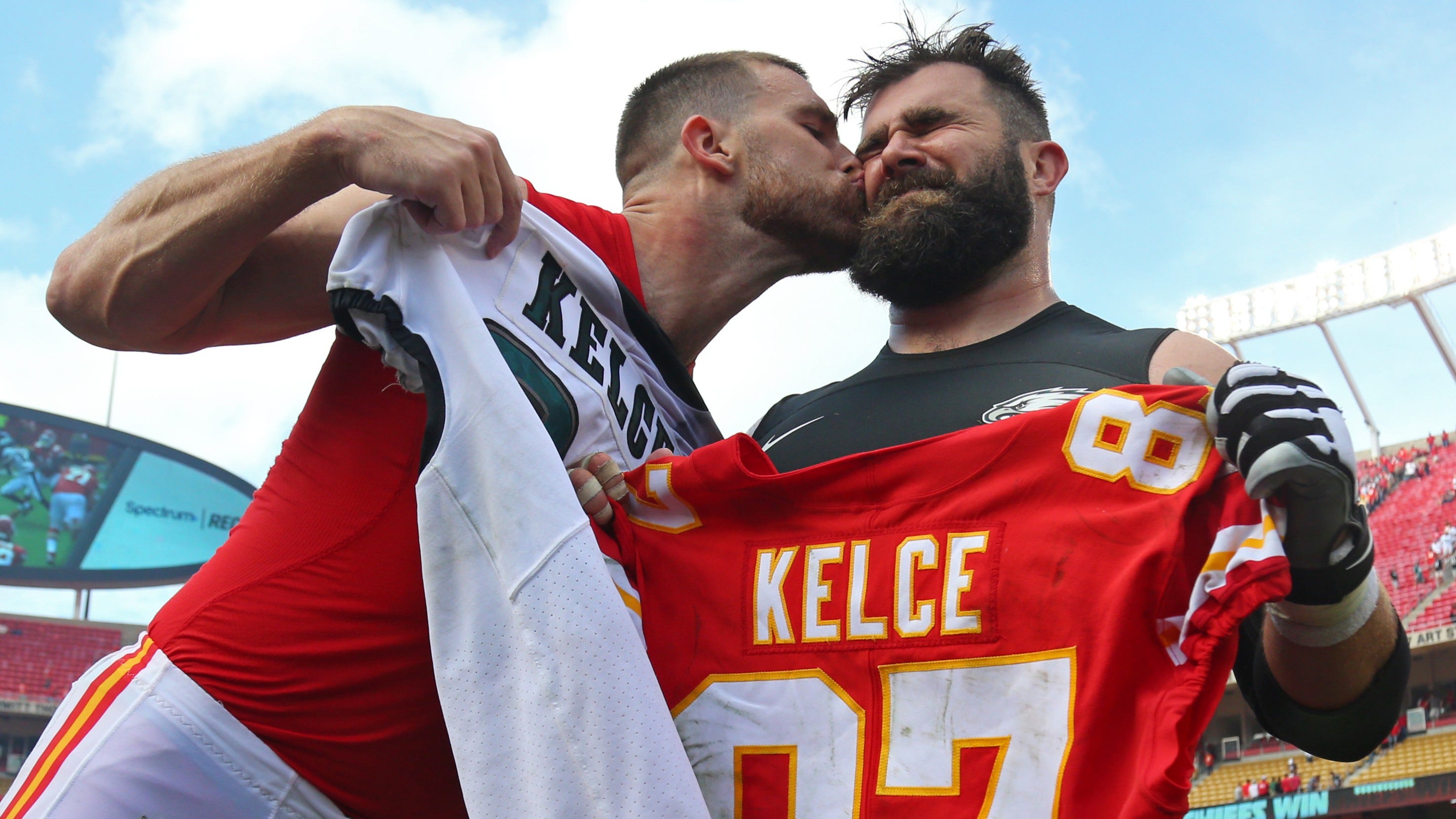 Donna Kelce attends two separate playoff games in one day to see Jason and Travis play