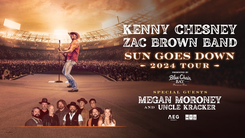 Kenny Chesney & Zac Brown Band "Sun Goes Down 2024 Tour"