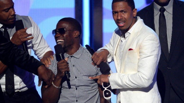 Kevin Hart pranks Nick Cannon with billboard revealing his phone number