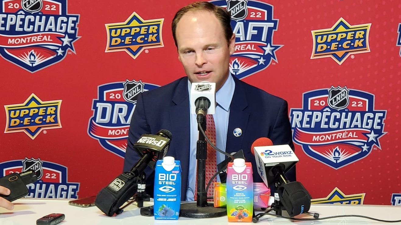 Kevyn Adams proud of Sabres' Day 1 of NHL Draft