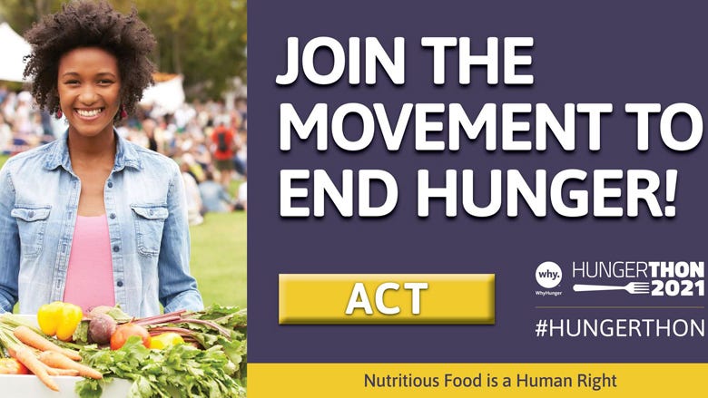 2021 Hungerthon: Help WCBS 880 and WhyHunger end hunger in America for good
