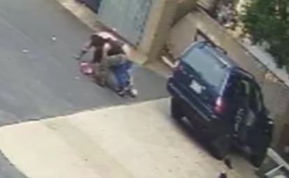 Defendants allegedly beating and choking the victim.