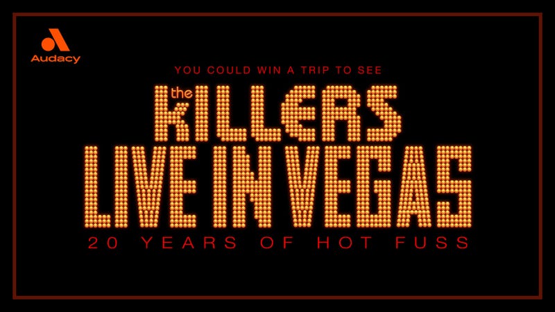 You could win a trip to see The Killers in Las Vegas