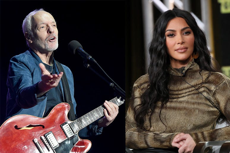 Peter Frampton and Kim Kardashian