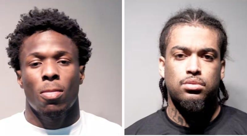 Alveon Roosevelt Kindle, left, and Paul Monyee Kindle, right