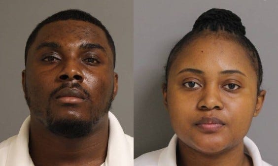 Emmanuel Addae (L) and Valerie Owusu (R) were found guilty on Friday of murder in the beating case of King Owusu.