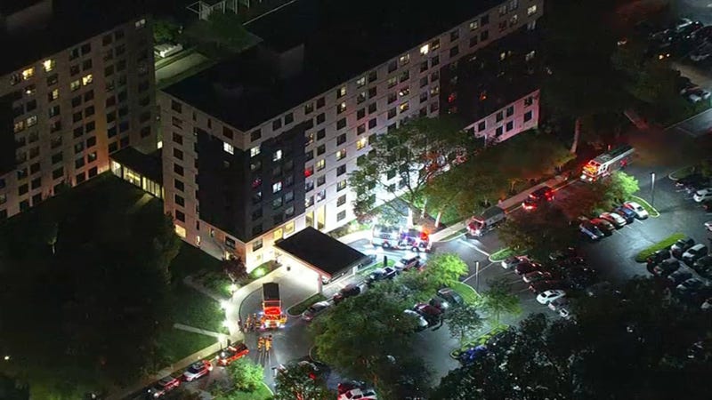 Men fight, fall 7 stories down empty elevator shaft at mid-rise apartment, police say