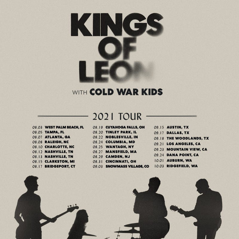 Kings of Leon with Cold War Kids