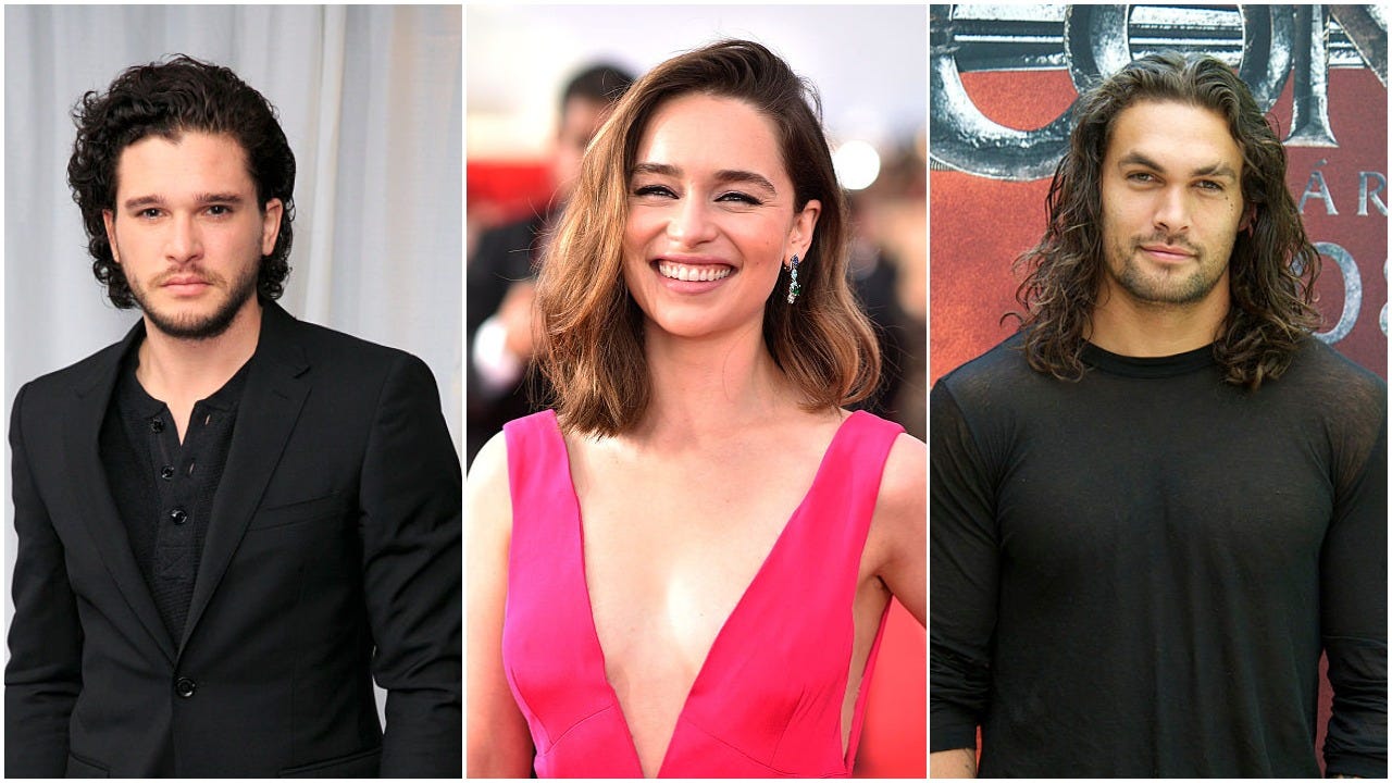 'Game of Thrones' Star Emilia Clarke Reunites With Her On-Screen Lovers