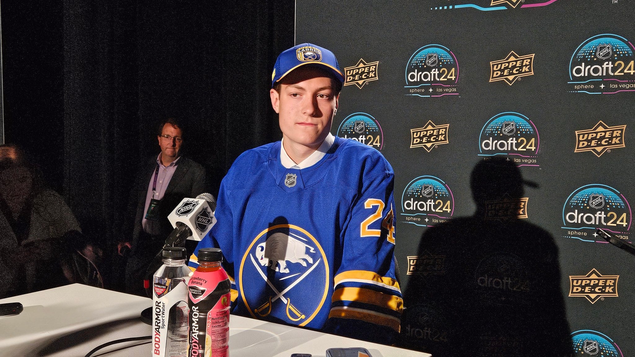 Sabres have a few big, right-shot defensemen high in prospect system