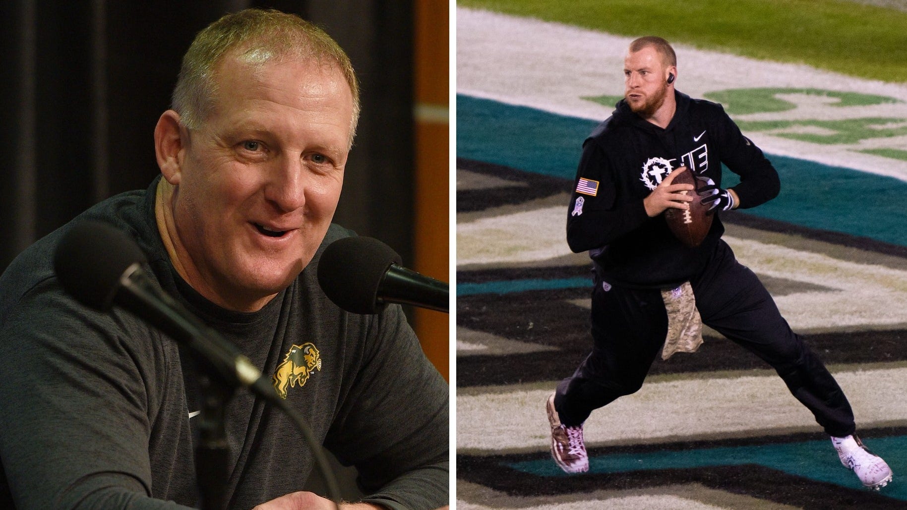Carson Wentz's coach at NDSU: 'I would never bet against that kid'