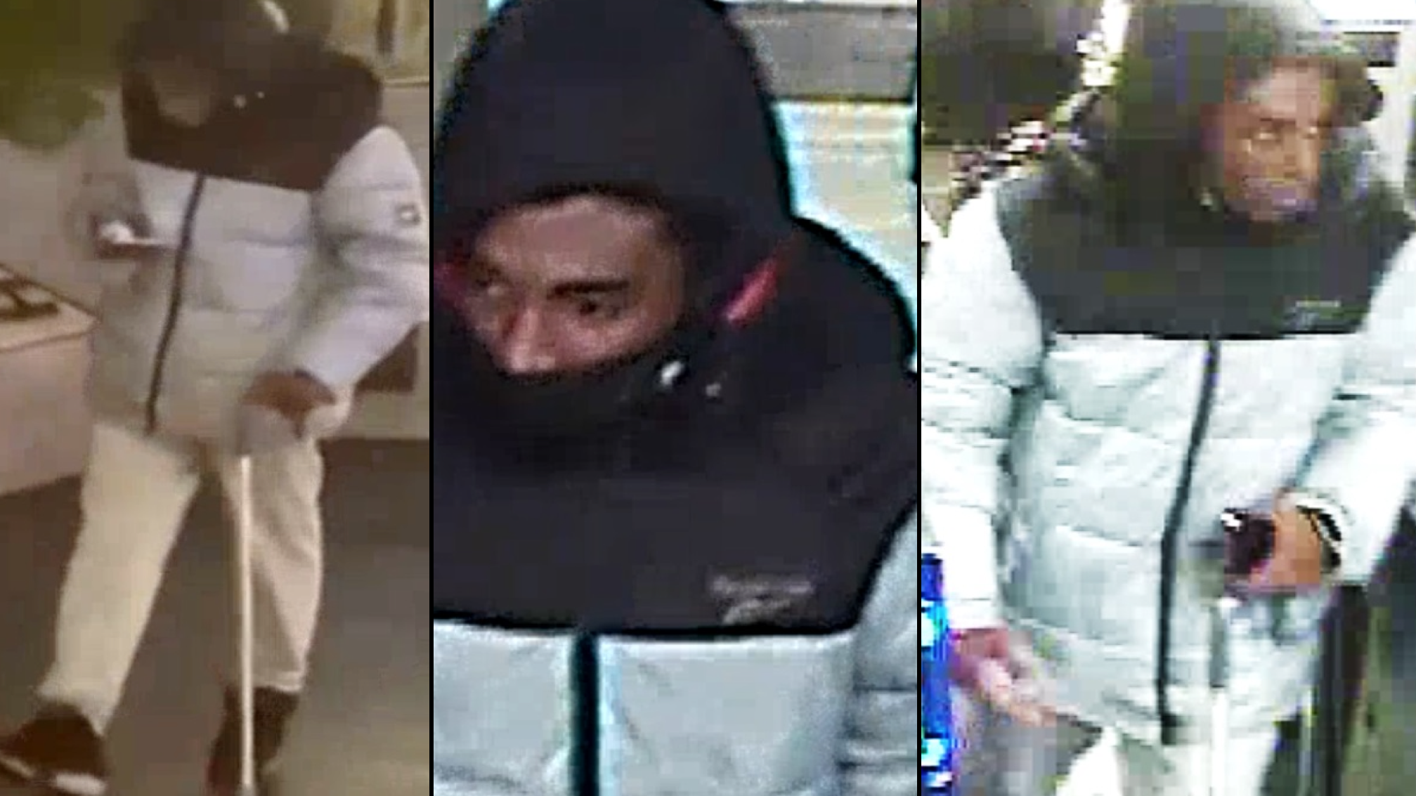 VIDEO: Man with cane robs woman, 24, at knifepoint inside Midtown subway station