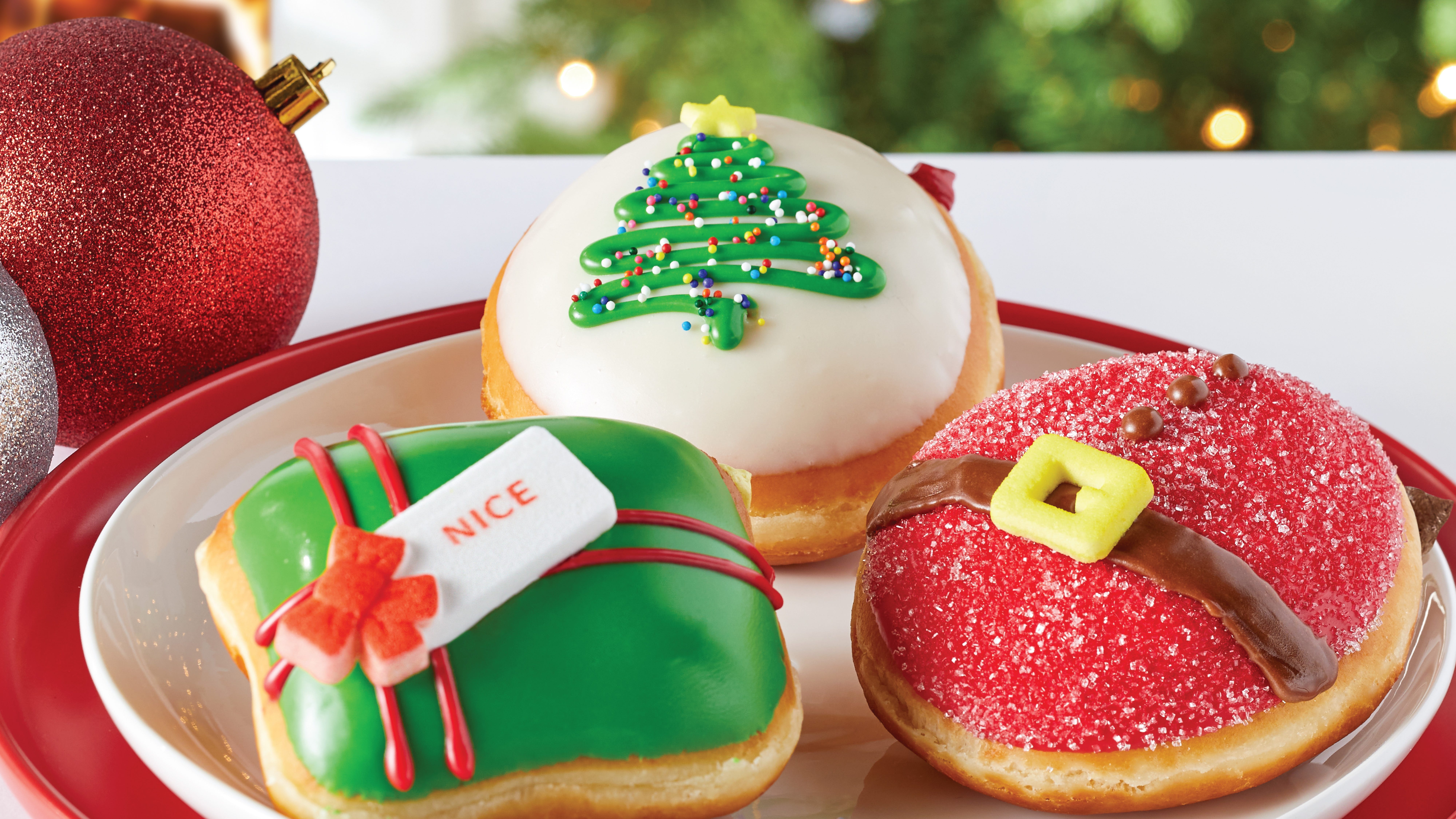 Krispy Kreme debuts new festive doughnuts in time for the holidays