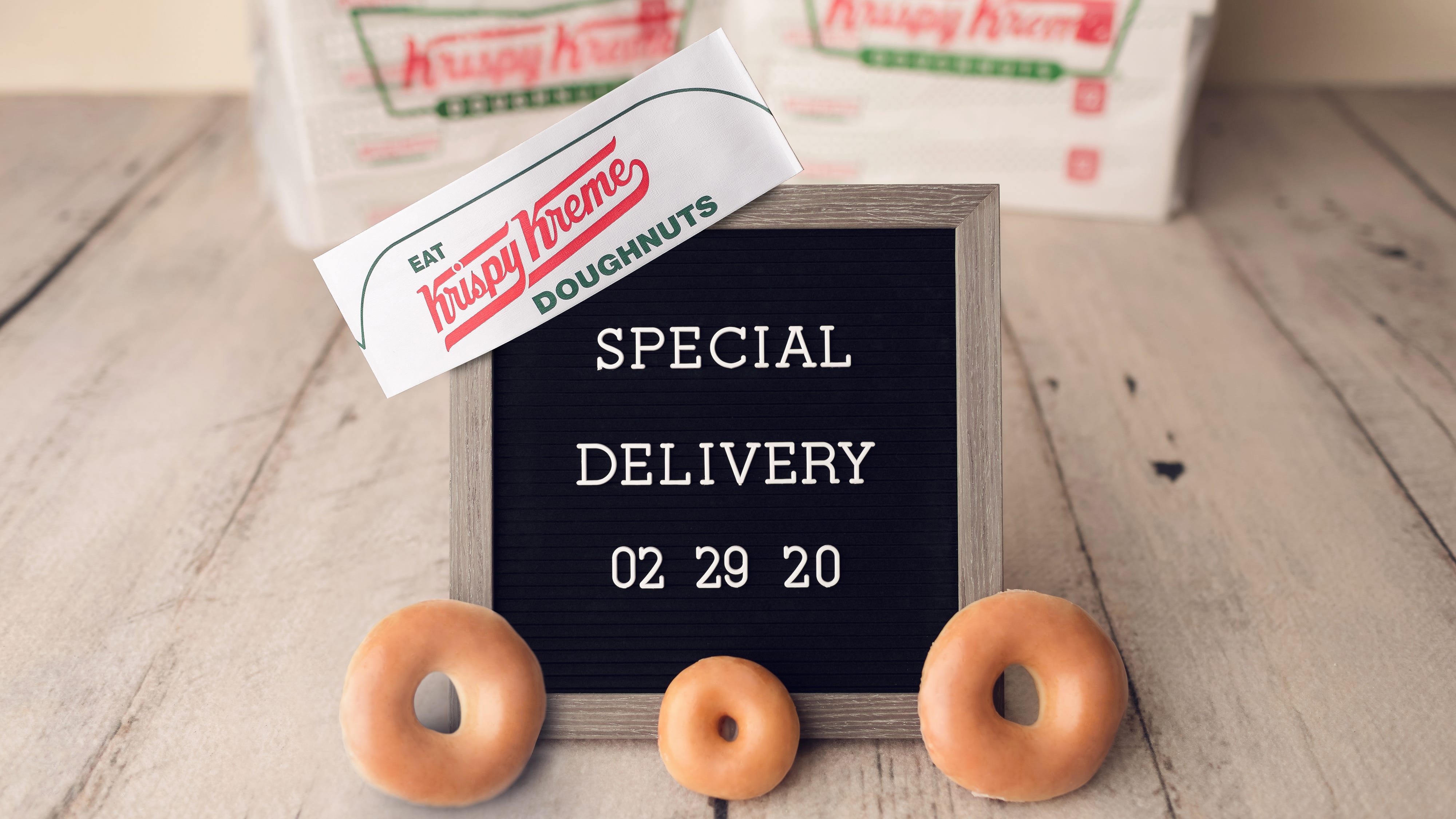 Krispy Kreme Launches 'National Doughnut Delivery' on Feb. 29