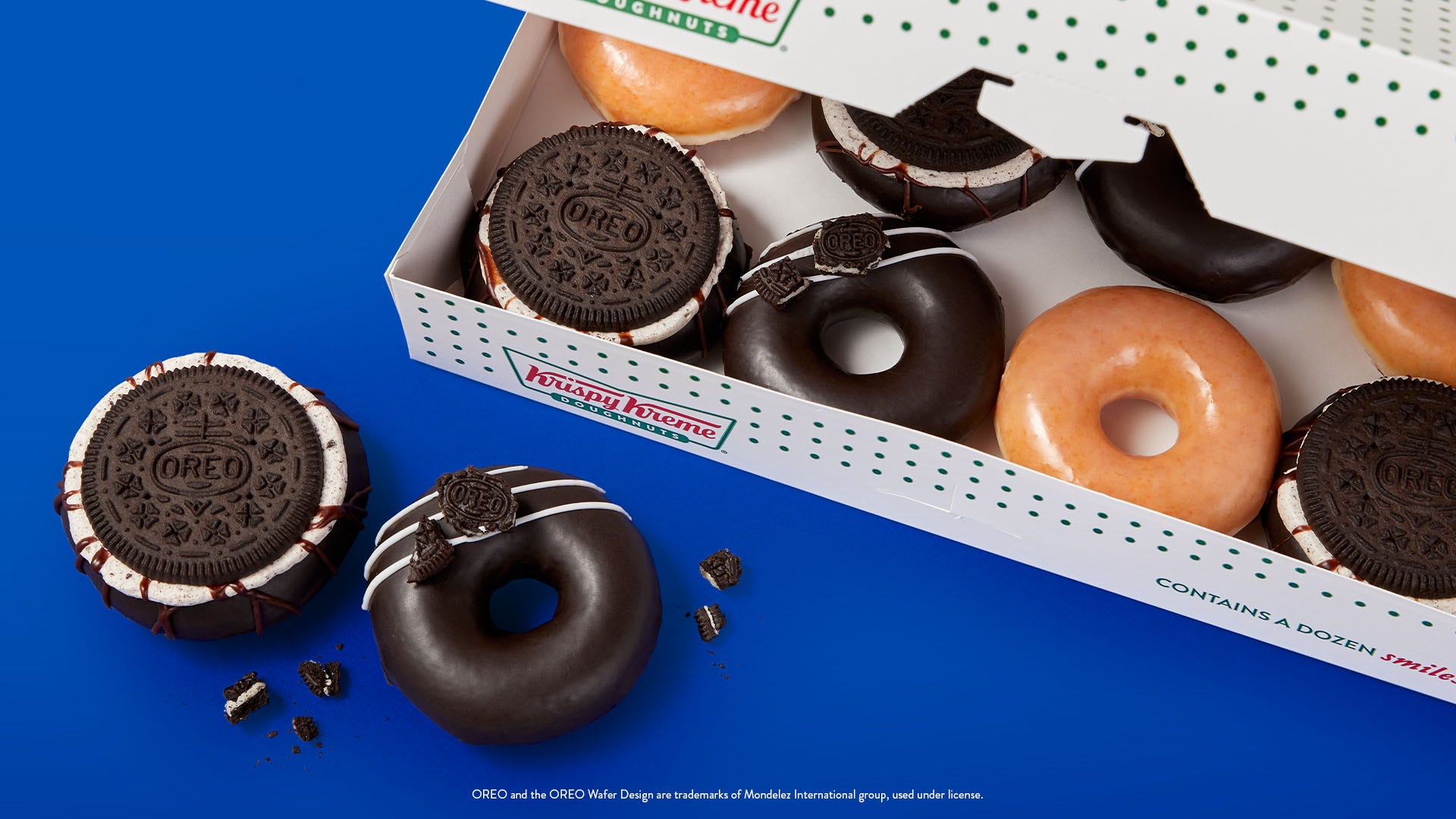 Krispy Kreme debuts 2 new Oreo-glazed donuts for a limited time