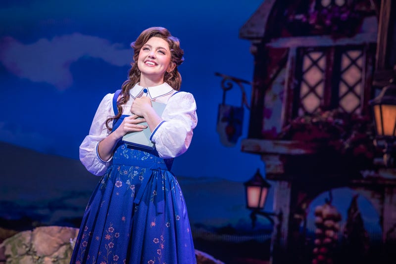 Kyra Belle Johnson who plays the iconic "Belle" in the Disney production of "Beauty and the Beast" at Minneapolis' Orpheum Theatre.
