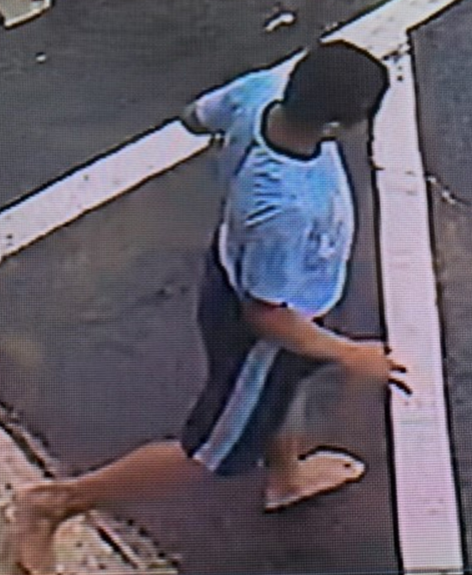 Surveillance video showed Kyrin was barefoot and wearing a light blue t-shirt and black basketball shorts with a white stripe down the side. He is about 5-foot-4 and 130 pounds with brown hair and brown eyes.