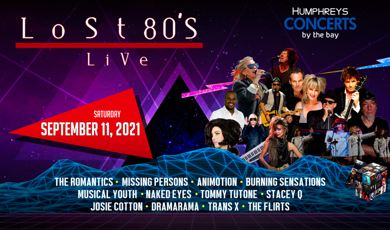 Lost 80's Live at Humphreys Concerts by the bay