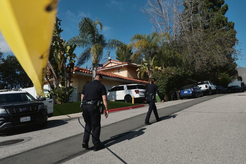 LA murder scene