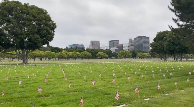 The first public event for Memorial Day at the Los Angeles National Cemetery since 2019 will be held Monday, with Los Angeles Mayor Karen Bass among the scheduled speakers.