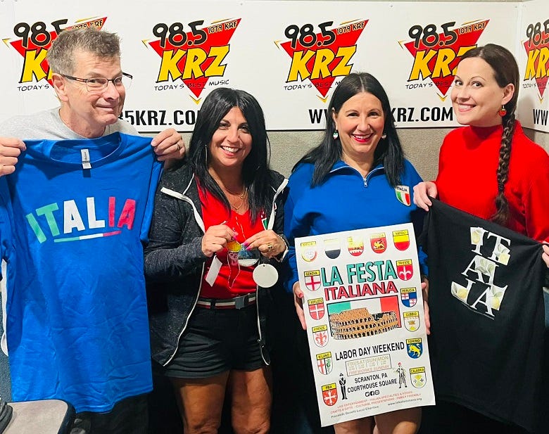 Rocky & Lissa with Francene & Debbie from La Festa 