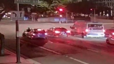 VIDEO: LAPD investigating hit-and-run that severely injured moped rider