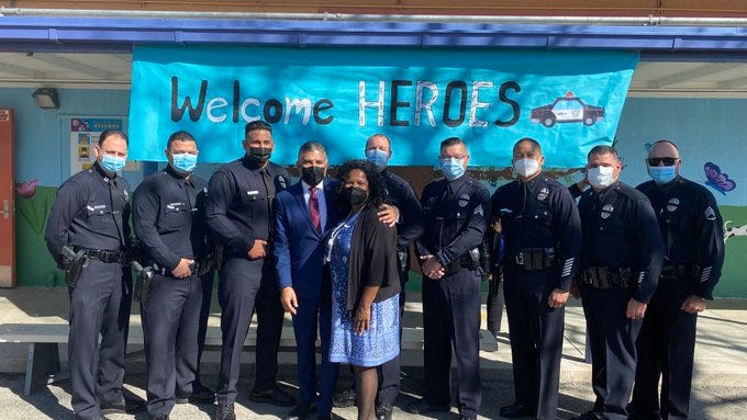 L.A. sergeant and officers honored for rescuing pilot in Pacoima plane crash