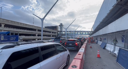 busy LAX roads
