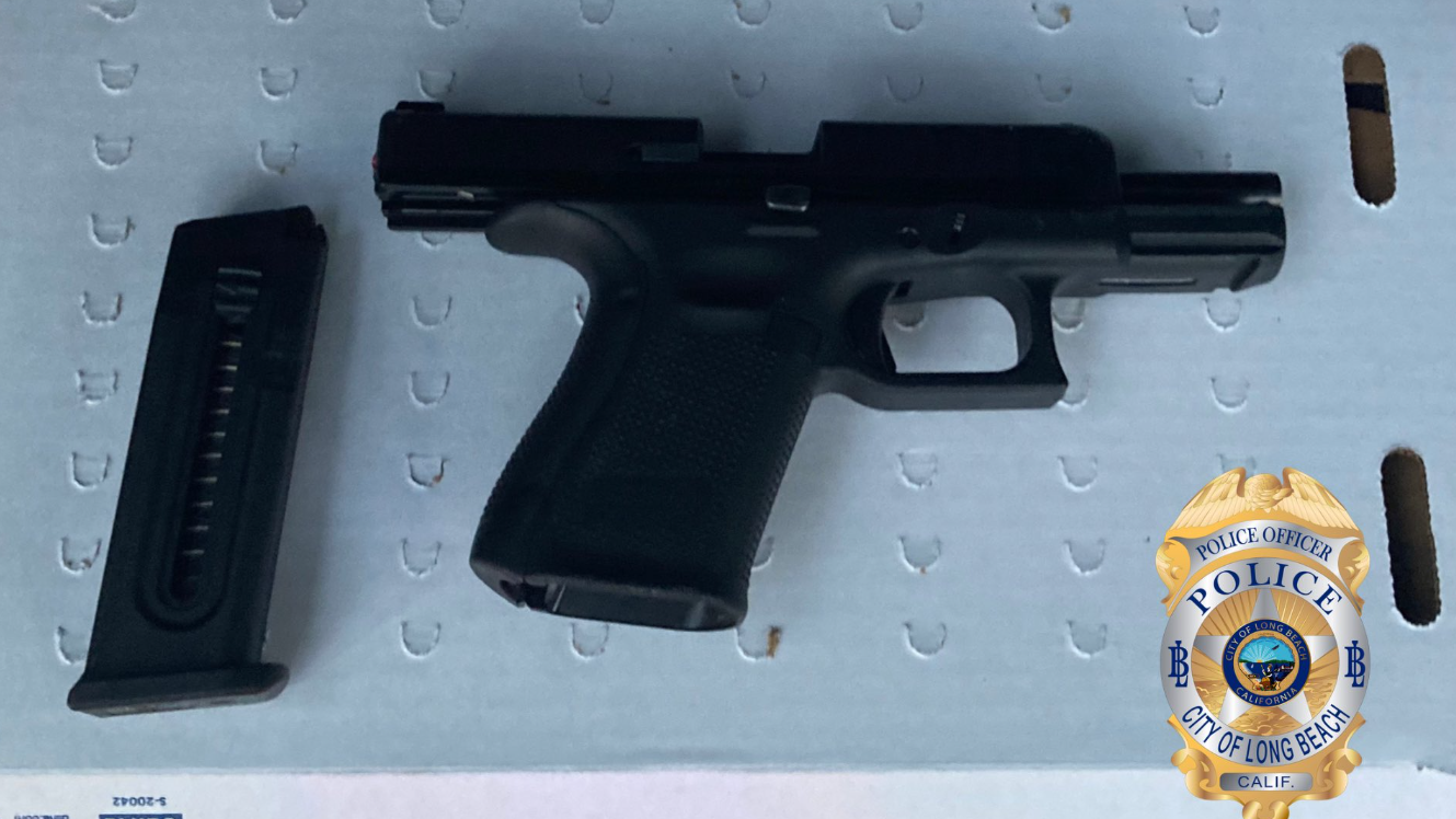 Suspect shot by Long Beach officer near Acura Grand Prix
