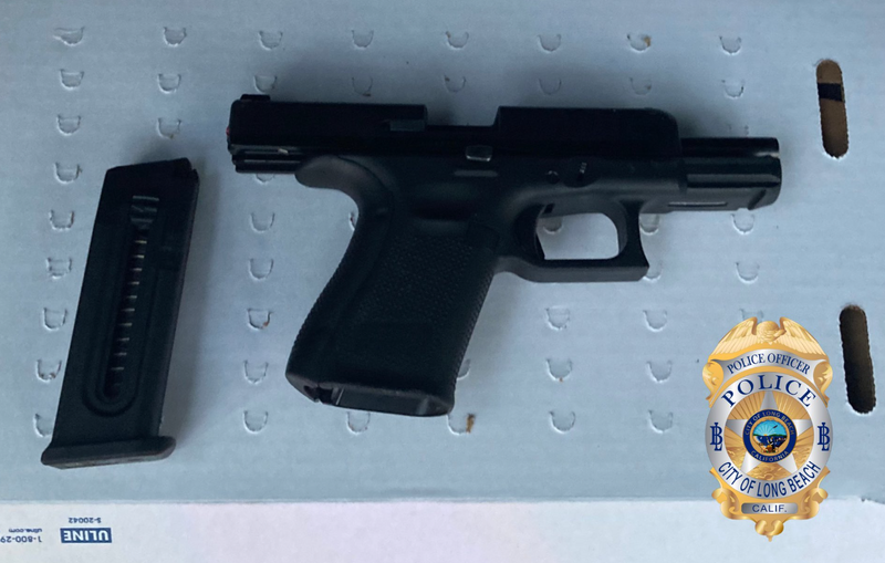 Gun recovered at the scene.