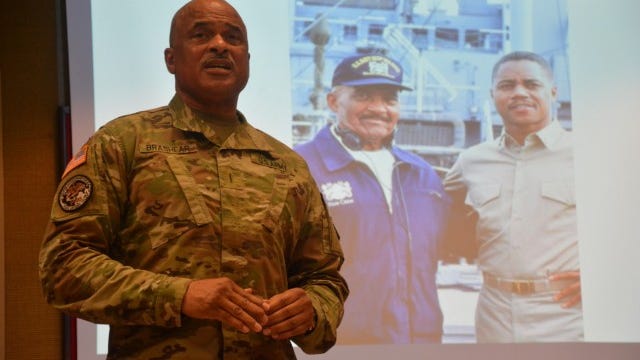 Army soldier honors hero dad's legacy during Black History Month observance