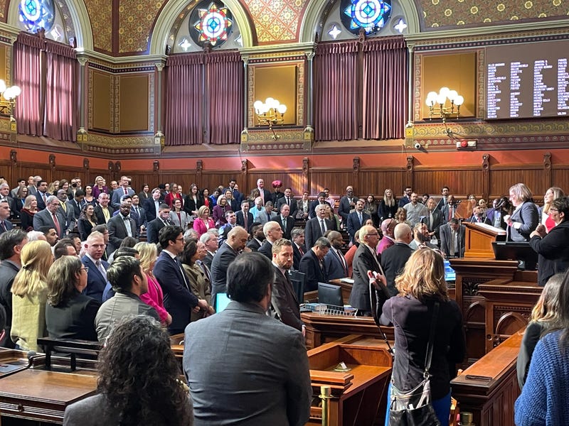 The Connecticut General Assembly prepares to welcome Gov. Ned Lamont for his budget presentation, 2/8/23