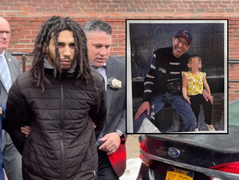 Christian Millet, 23, was charged with murdering his step-grandfather, Edwin Echevarria in Lower Manhattan on Feb. 13, 2025.