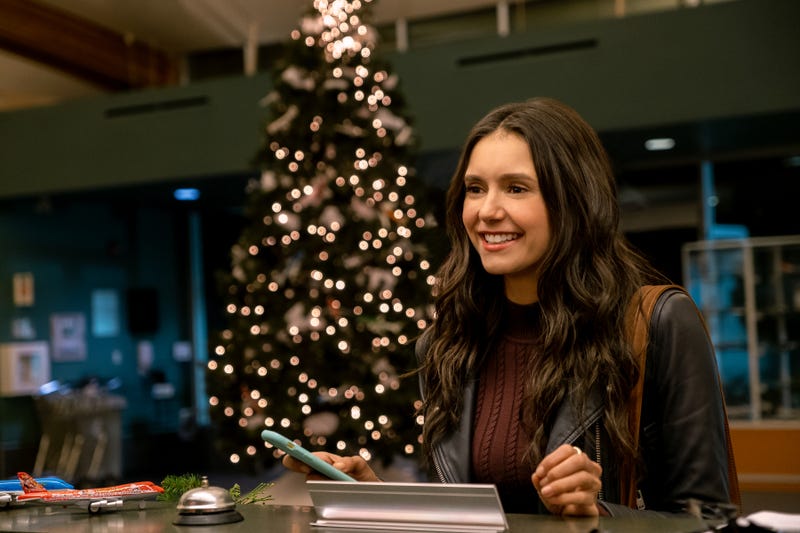 Nina Dobrev as Natalie Bauer in "Love Hard."