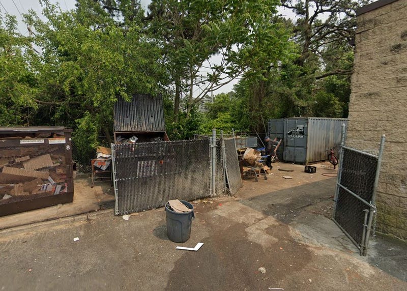 A man's body was found Wednesday behind a Pita & Pizza location in Brentwood.