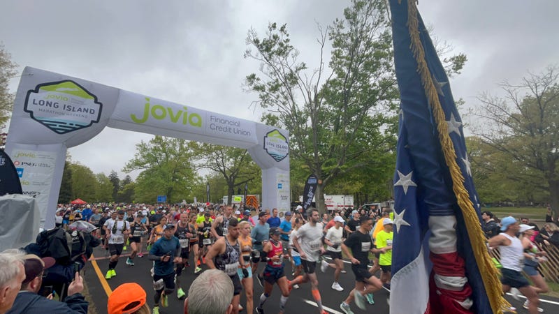 The Long Island Marathon on May 5, 2024 in Eisenhower Park in East Meadow, N.Y.