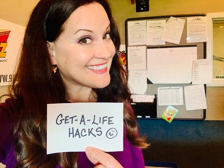 life hacks graphic