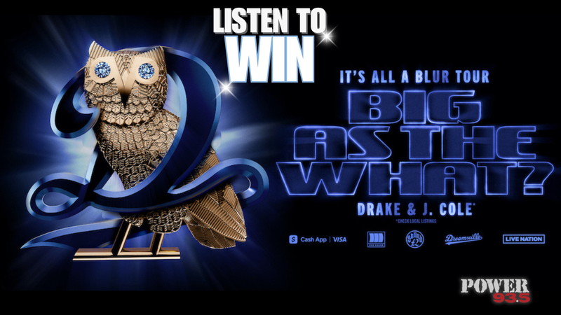 Listen to win a pair of tickets to Drake & J.Cole Big As the What Tour from POWER 93.5!