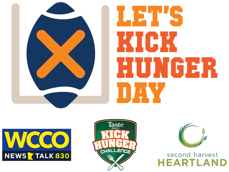 WCCO Radio Let's Kick Hunger Day 2022