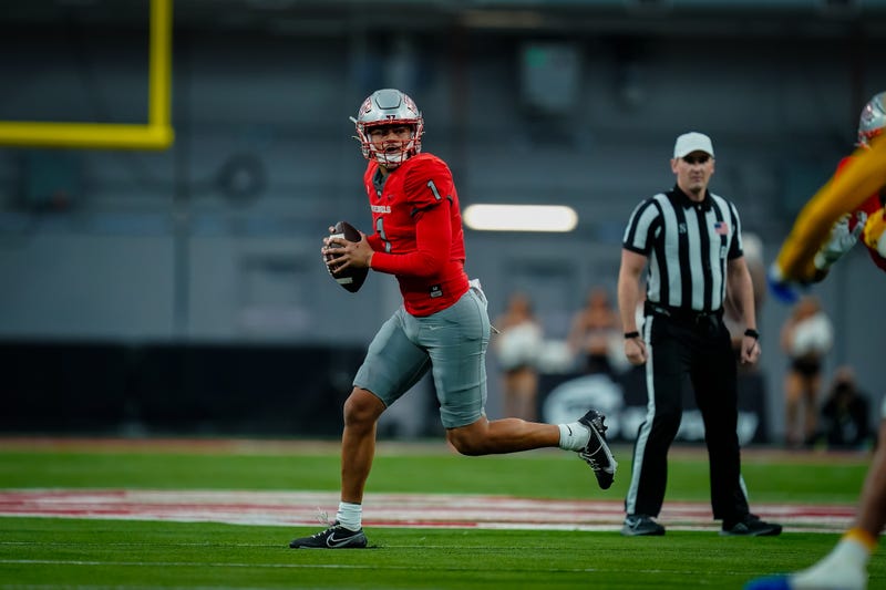UNLV hosts Boise State for the Mountain West Conference Championship Saturday at Allegiant Stadium. The Rebels are the top seed in the MWC.