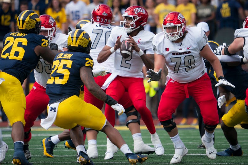 UNLV with first loss under Barry Odom; fall to #2 Michigan on the road 35-7