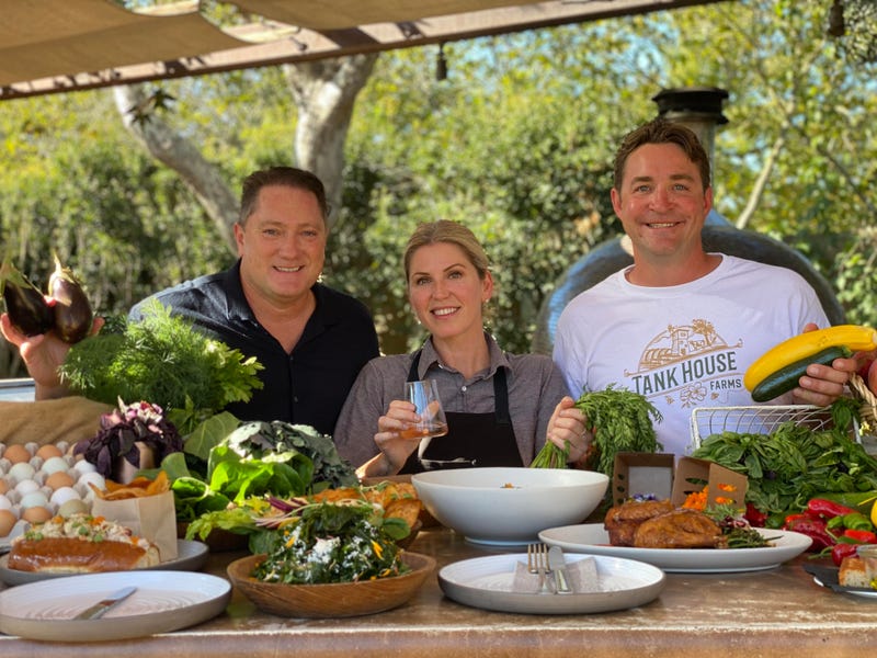Liam Mayclem at Cornerstone Sonoma with Chef Casey Thompson - “Top Chef” alum and executive chef at Folktable.