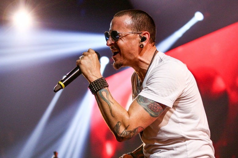 Chester Bennington of Linkin Park