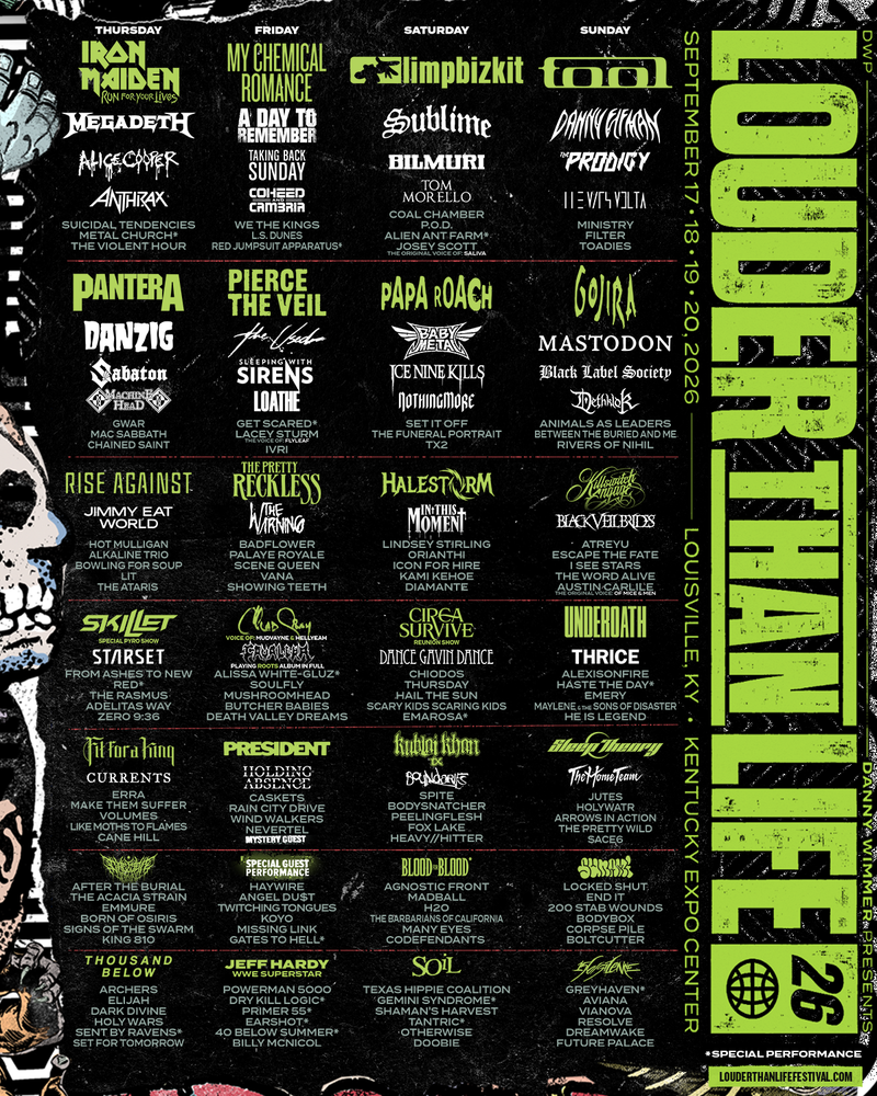 Louder Than Life full lineup
