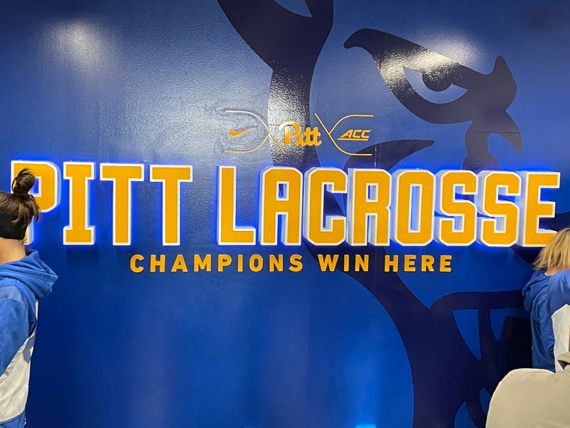 Pitt lacrosse sign