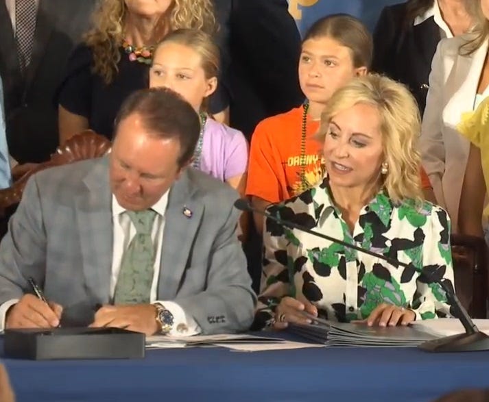 Landry Signs Bills
