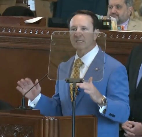 Landry orders Louisiana hiring freeze
