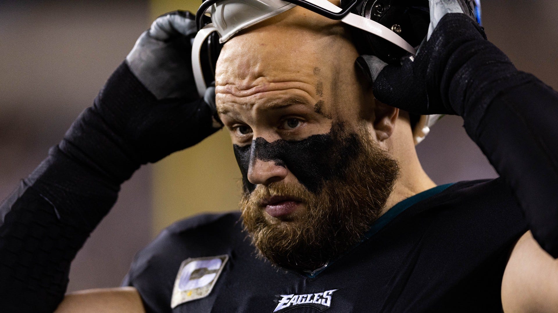 Lane Johnson to put off surgery and play through pain in playoffs: 'Just built different'