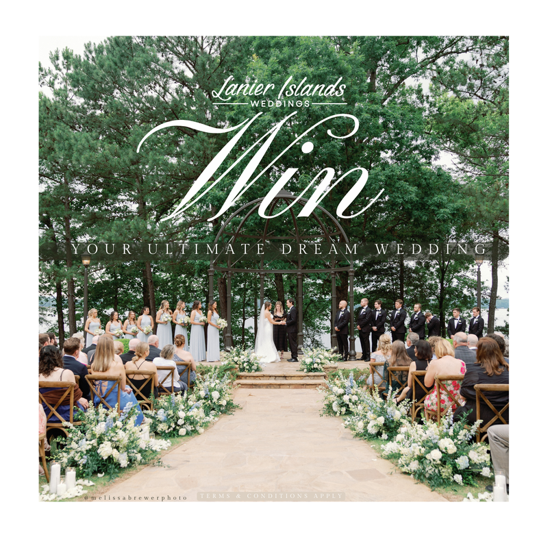 Tell us YOUR love story for a chance to win a $35,000 wedding from Lanier Islands Resort. Only Lanier Islands can provide such a wide range of gorgeous wedding venues on Lake Lanier. The 1,200 acre resort destination has unique North Georgia wedding venues to choose from, including expansive natural vistas, scenic lakeside hideaways, and elegant indoor ballrooms destined to deliver a dream wedding for any discerning couple. And set to open this Spring, the Lakeside Chapel and Garden is a legacy of love, with southern-inspired architecture set on the highest point of the islands. Tell us your love story in a :60-second video to win the ultimate dream wedding at Lanier Islands Resort!